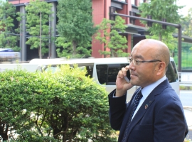 楠木 義正さん  業務風景